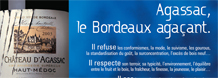 Campagne de communication « Agassac, le Bordeaux Agaçant »